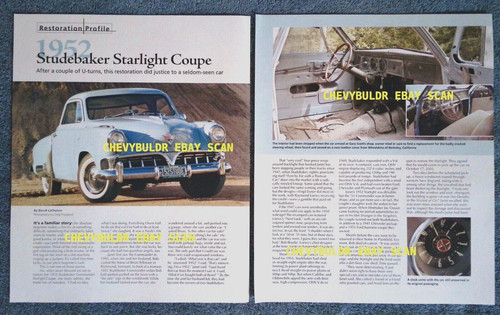 1952 studebaker starlight - 1952,