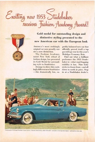 1953 studebaker commander 8 - studebaker, v-8